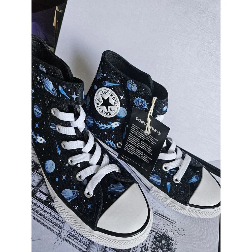 Converse Chuck Taylor All Star Kids High Top Space Stars Print US 3
